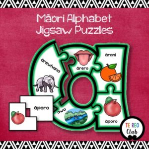Maori Alphabet Jigsaw Puzzles