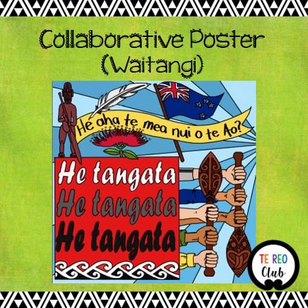 Collaborative Poster - Waitangi - Te Reo Club