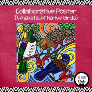 collaborative poster whakatauki native birds