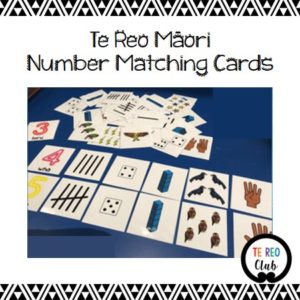 Te Reo Māori Number Matching Cards