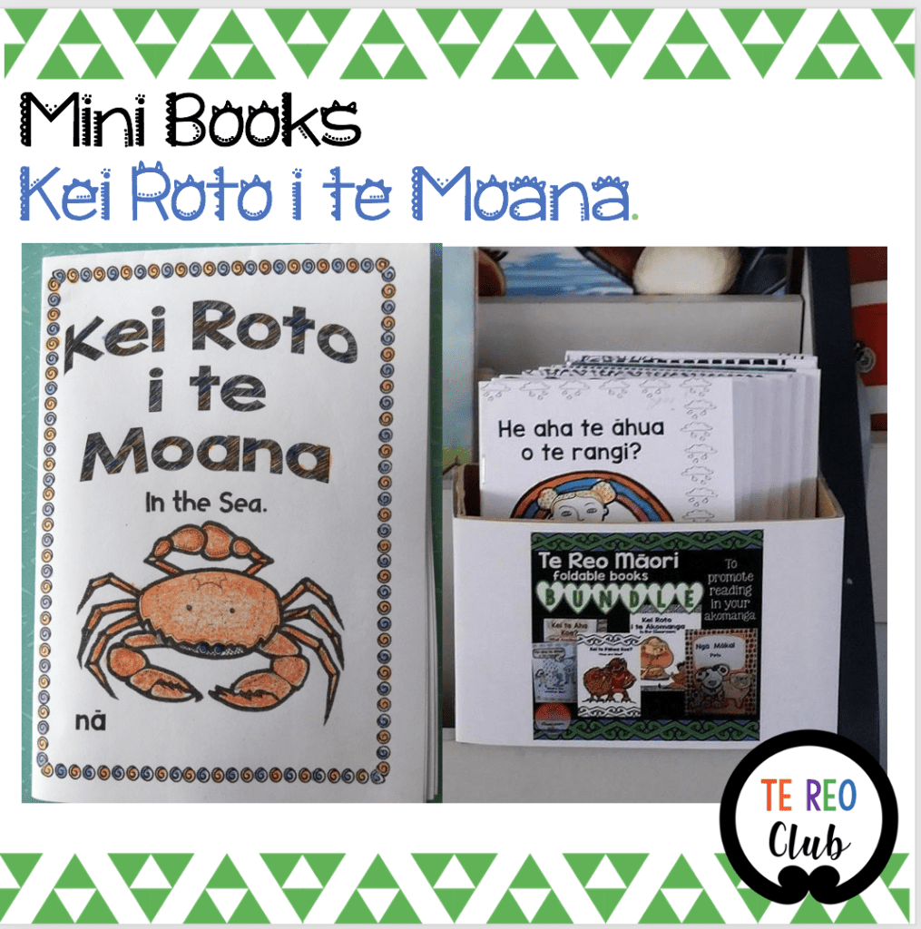 Mini Book-Kei Roto i te Moana. In The Sea - Te Reo Club