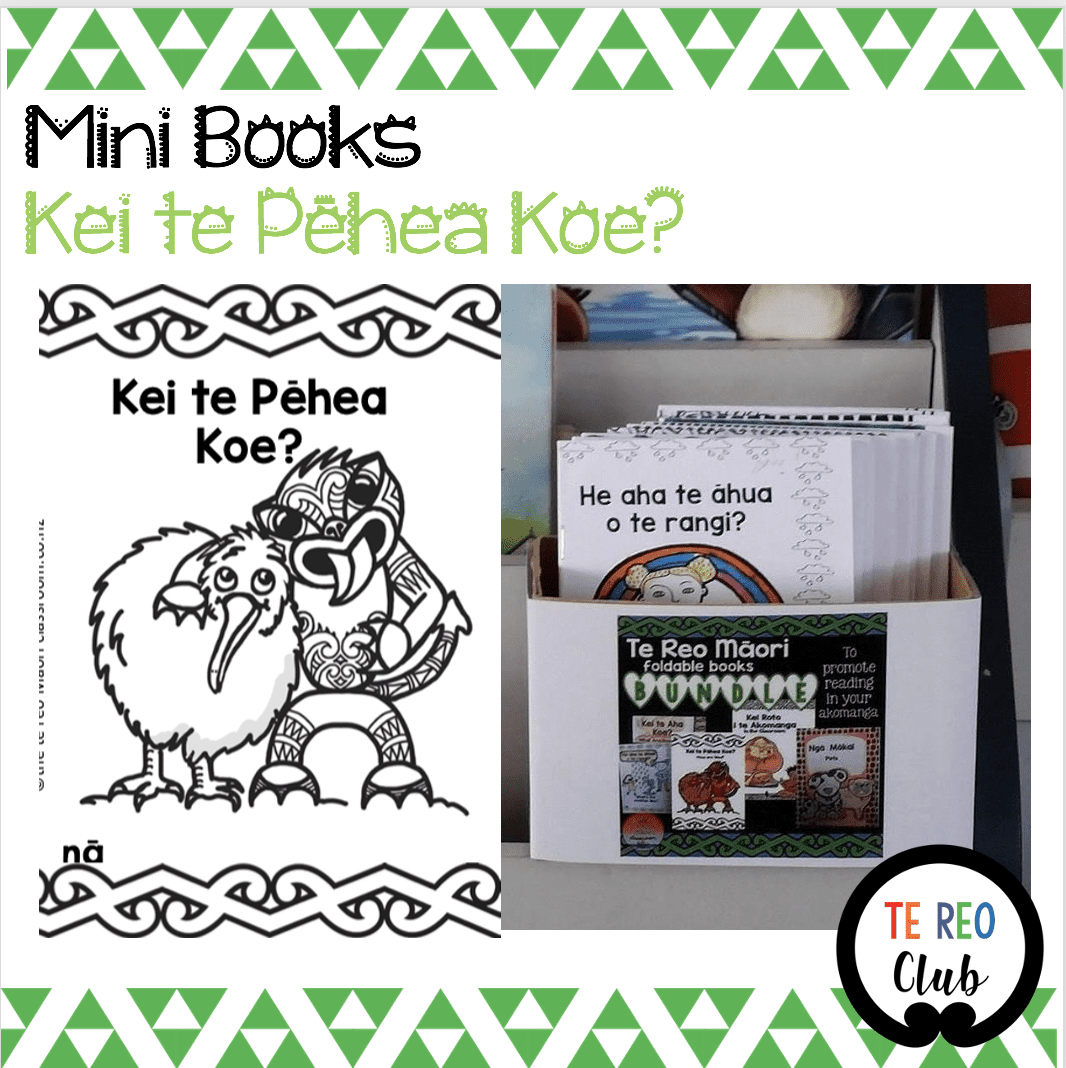 Mini BookKei Te Pēhea Koe? Te Reo Club