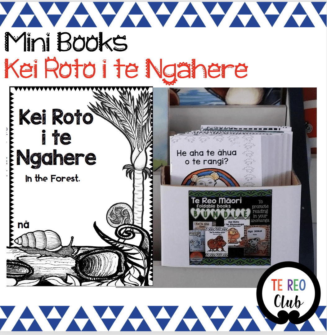 Mini Book-Kei Roto i te Ngahere. In the Forest - Te Reo Club