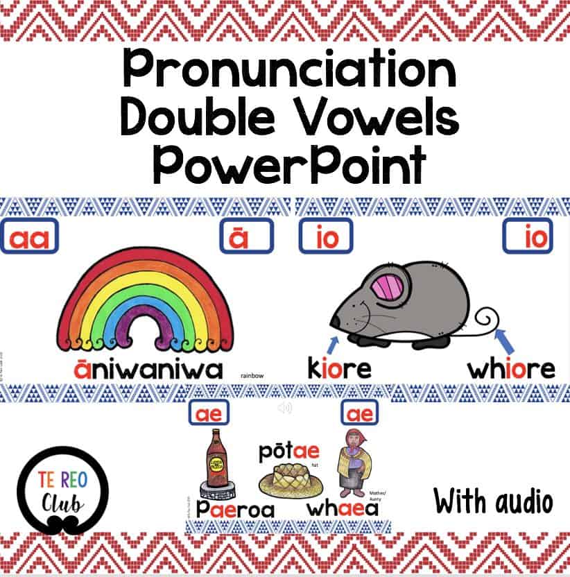 Pronunciation-Double Vowels - Te Reo Club