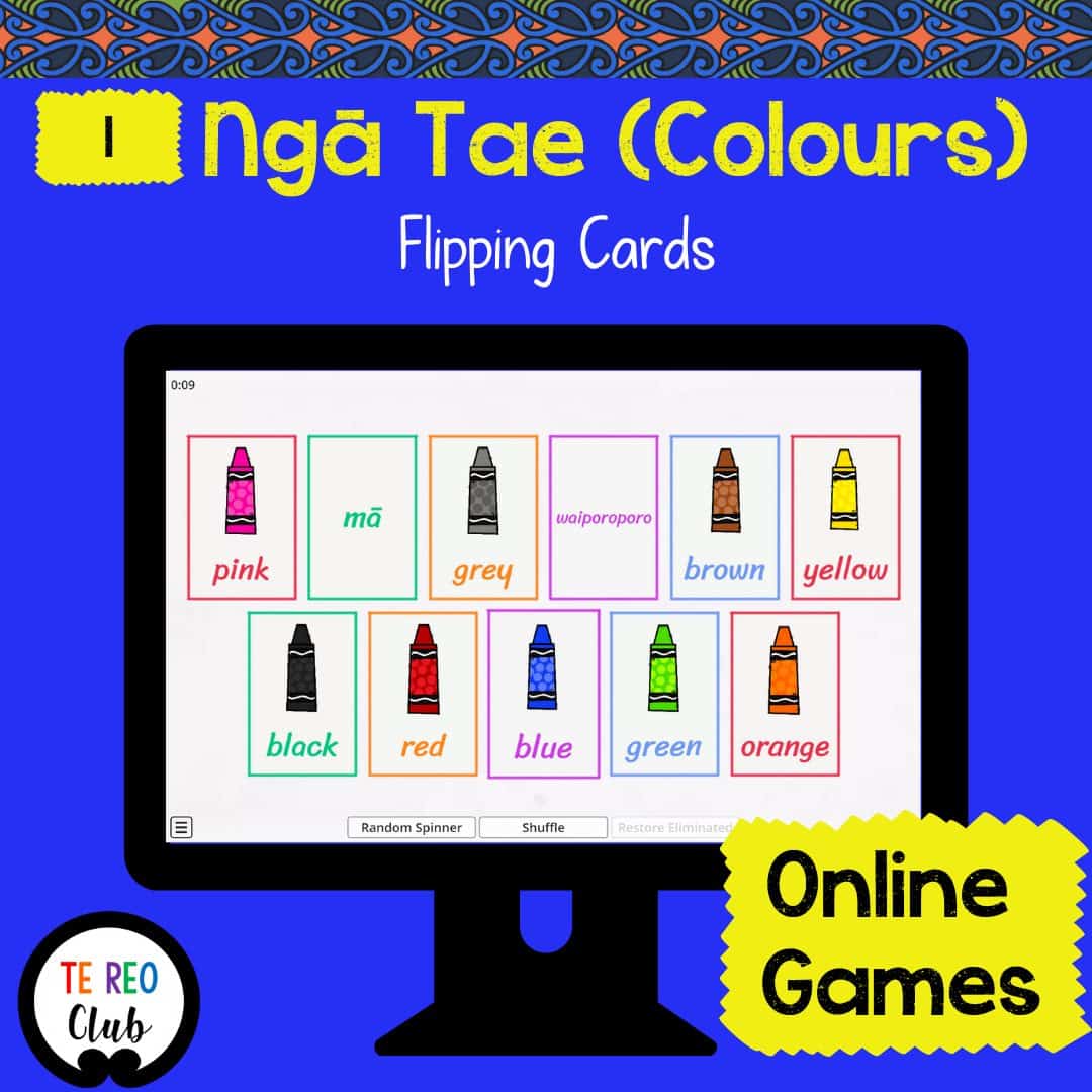 Ngā Tae-Colours - Te Reo Club