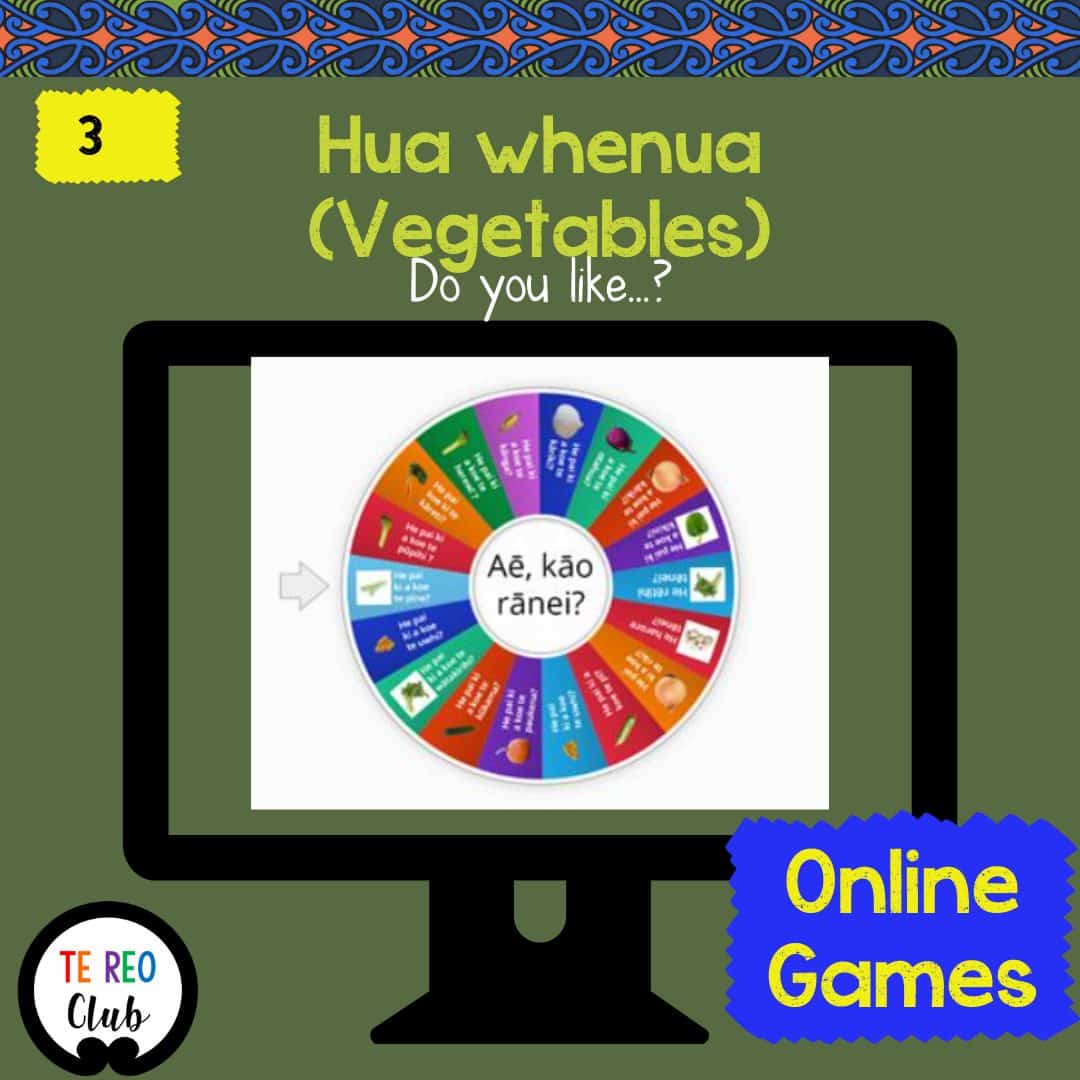 Hua Whenua Random Wheel Te Reo Club
