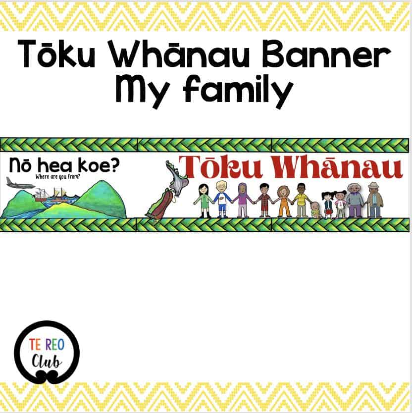 Tōku Whānau Banner - Te Reo Club