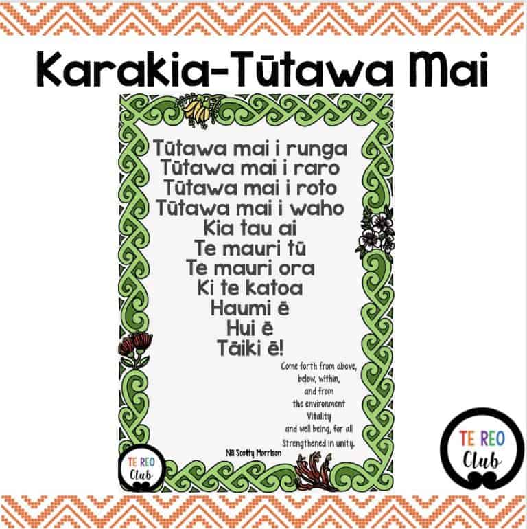 Karakia Tūtawa mai - Te Reo Club