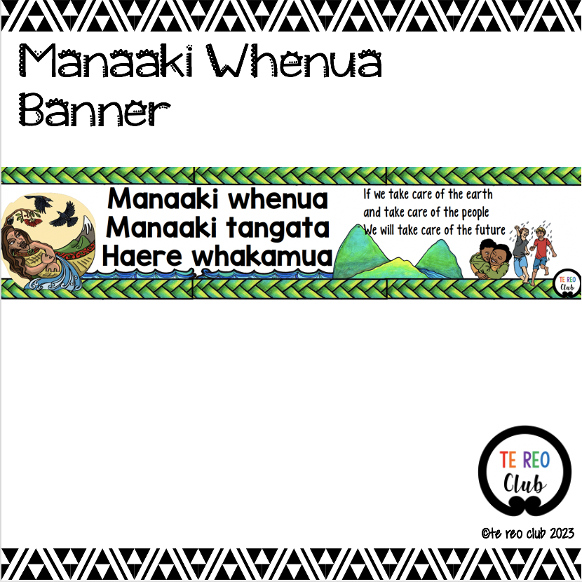 Manaaki Whenua Banner Te Reo Club